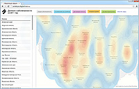 Визуализация данных на интерактивной карте